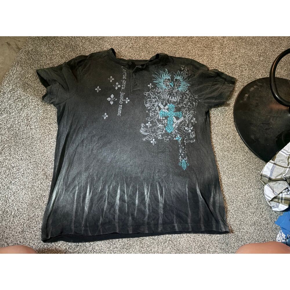 Y2K Helix Mens large graphic shirt